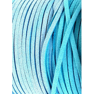 Suede Imitatie 3mm Turqouise